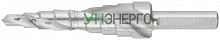 Сверло по металлу ступенчатое 4-12мм 9 ступеней спиральный профиль HSS КУРС 36365