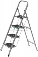 Лестница-стремянка 4 широкие ступ. Н=139см 6.7кг сталь FIT 65383