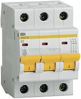 Выключатель автоматический модульный 3п B 2А 4.5кА ВА47-29 IEK MVA20-3-002-B