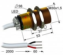 Выключатель бесконтактный PS2A-30M53-10B31-Z (ВБ2А.30М.53.10.3.1.Z) МЕГА-К A8010-34129597