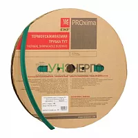 Трубка термоусадочная ТУТ нг 120/60 зел. PROxima (уп.25м) EKF tut-120-j