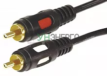 Шнур 2RCA Plug - 2RCA Plug 5м (GOLD) Rexant 17-0146