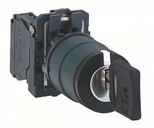 Переключатель 22 мм 3 поз. с ключом SchE XB5AG33