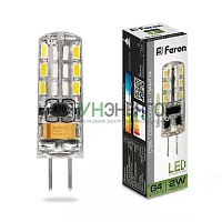 Лампа светодиодная Feron LB-420 G4 2W 12V  4000K 25448