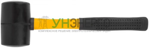 Киянка 65мм 680г фибергласовая ручка резинов. FIT 45494