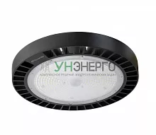 Светильник ДСП IB 10 S 200W W 850 BK LED Highbay D353xH117мм 200Вт 5000К IP65 подвес черн. Русский Свет 16091023052