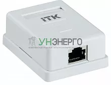 Розетка компьютерная 1-м ОП RJ45 кат.6 FTP ITK CS2-1C06F-12