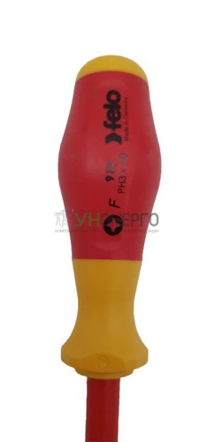 Отвертка диэлектрическая крестовая PH3х150 Felo 91430490 фото 6