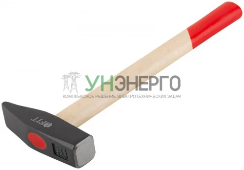 Молоток кованый 600г деревянная ручка FIT 44206 фото 2