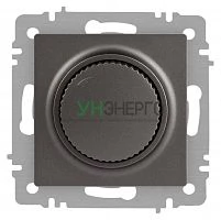Светорегулятор поворотный СП Accent 6-401-07 600Вт 230В IP20 графит Intro Б0063682