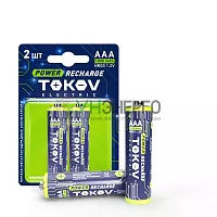 Аккумулятор AAA/HR03 1000мА.ч (блист.2шт) TOKOV ELECTRIC TKE-NMA-HR03/B2