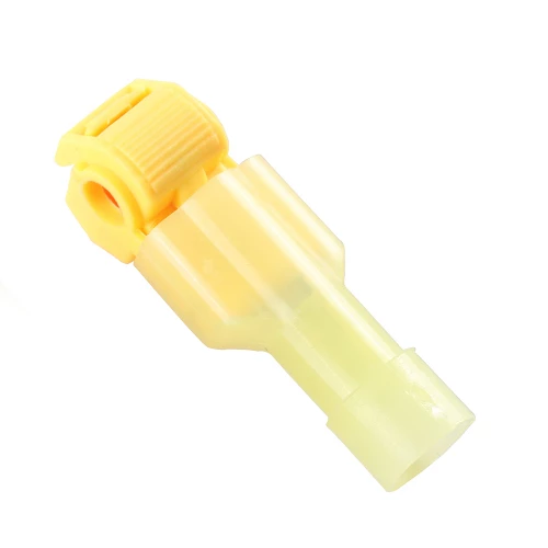 Зажим прокалывающий ответвительный с плоским разъемом (10 пар) сеч.2,5-4мм2, желтый (DIY упаковка 20шт) LD503-401-6 49777