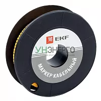 Маркер каб. 2.5кв.мм "1" (ЕС-1) (уп.1000шт) EKF plc-KM-2.5-1