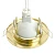 Светильник встраиваемый Feron DL10 потолочный MR16 G5.3 золотистый 15110