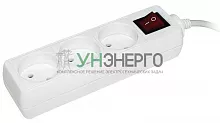 Удлинитель 3х5м без заземл. 10А IP20 У3К 2P 250В 2х0.75 с выкл. IEK WYP10-06-03-05-K-N