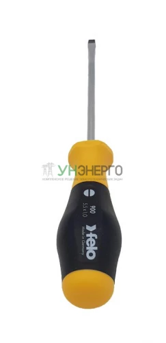 Отвертка шлицевая SL5.0х1.0х125 Felo 90055410 фото 4