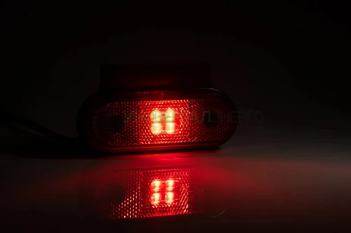 Фонарь габаритный красный LED с кронштейном и проводом 2х0.75 мм? FRISTOM FT-020 C+K LED фото 2