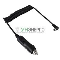 Автозарядка с индикатором (разъем 2.5х5.5) (АЗУ) шнур спираль 1.5м Rexant 16-0234 Автозарядка с индикатором (разъем 2.5х5.5) (АЗУ) шнур спираль 1.5м Rexant 16-0234