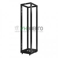 Стойка серверная открытая 19дюйм 42U RA-42U-1000-BK черн. Cabeus 10160c