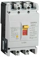 Выключатель автоматический 3п 125А 20кА ВА66-33 GENERICA SAV20-3-0125-G