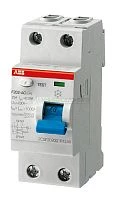 Выключатель дифференциального тока (УЗО) 2п 63А 300мА тип A F202 ABB 2CSF202201R3630