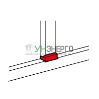 Отвод плоский для односекционных кабель-каналов DLP 50х105 - ширина профиля 105 Leg 010740