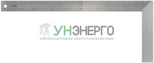 Угольник столярный профи 500х200мм FIT 19548 фото 2