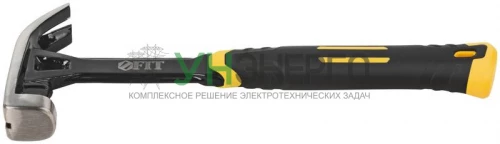 Молоток-гвоздодер Профи 450г цельнометал. FIT 44796 фото 3