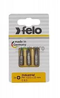 Бита крестовая PH 1/PH 2/PH 3х25 (блист.3шт) FELO 02293116 Бита крестовая PH 1/PH 2/PH 3х25 (блист.3шт) FELO 02293116