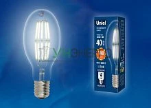 Лампа светодиодная LED-ED90-40W/DW/E40/CL GLP05TR колба прозр. свет дневной бел. 6500К упак. картон. Uniel UL-00003763 Лампа светодиодная LED-ED90-40W/DW/E40/CL GLP05TR колба прозр. свет дневной бел. 6500К упак. картон. Uniel UL-00003763