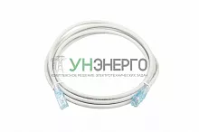 Патч-корд кат.6 U/UTP LSZH PC-LPM-UTP-RJ45-RJ45-C6-3M-LSZH-GY 3м сер. Hyperline 41839