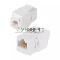 Джек гнездо RJ45 8Р8С быстрозажимной ручной Rexant 05-1052