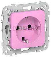 Розетка СП FLITE РСш11-1-ФлПр 16А с заземл. с защ. шторками безвинтовое крепление механизм пурпур. IEK FI-R14-16-1-K99 Розетка СП FLITE РСш11-1-ФлПр 16А с заземл. с защ. шторками безвинтовое крепление механизм пурпур. IEK FI-R14-16-1-K99