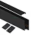 Шинопровод для низковольтных трековых  светильников, черный, 2м, CABM1000 41961