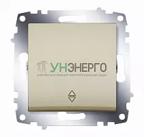 Переключатель 1-кл. СП Cosmo 10А IP20 (сх. 6) механизм титаниум ABB 619-011400-209