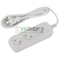 Удлинитель 3х1.5м без заземл. ПВС 2х0.75 UDL-10-315 Greenline Эра Б0065048