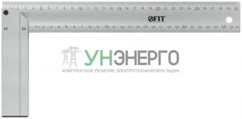 Угольник столярный литой профи 300мм алюм. FIT 19553