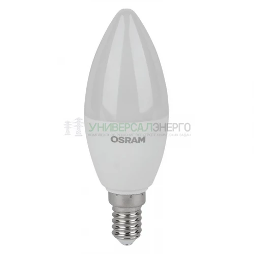 Лампа светодиодная LED Value LVCLB60 7SW/830 свеча матовая E14 230В 2х5 RU (уп.5шт) OSRAM 4058075577923 фото 2