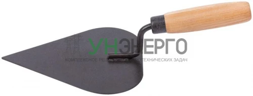 Кельма штукатура КШ 175мм деревянная ручка КУРС 05877 фото 2