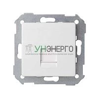 Адаптер на 1 RJ45 коннектор Simon82 защ. шторки белый Simon 82005-30