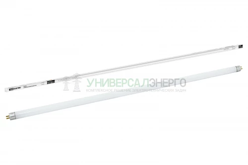 Лампа люминесцентная линейная двухцокольная ЛЛ-16/28Вт, T5/G5, 6500 К, длина 1163.2мм TDM
