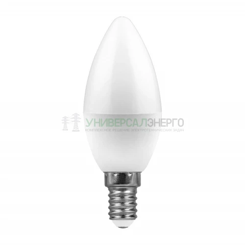 Лампа светодиодная Feron LB-97 Свеча E14 7W 4000K 25476 фото 2