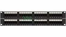 Патч-панель 19дюйм 2UCAT5E 48 портов RJ45 неэкранированная DKC RN5PPU242