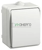 Выключатель кнопочный 1-кл. ОП Форс IP54 ВСк20-1-0-ФБ бел. IEK EVS13-K01-10-54-DC