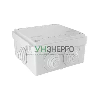 Коробка ответвит. с 6 кабельными вводами д.25мм IP55 100х100х50мм DKC 53801