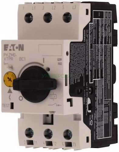 Выключатель автоматический для защиты двигателя 3п 10А 150кА PKZM0-10-T EATON 088916 фото 3