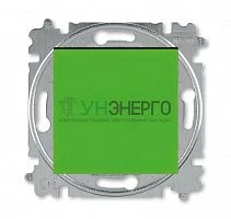 Переключатель 1-кл. СП Levit IP20 зел./дым. черн. ABB 2CHH590645A6067