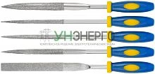 Надфиль алмазный мягкая ручка 5х180/60мм 5шт FIT 42175 Надфиль алмазный мягкая ручка 5х180/60мм 5шт FIT 42175
