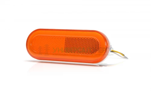 Фонарь бортовой Neon Оранжевый с функцией поворотника (неоновый периметр) WAS 1420 фото 5