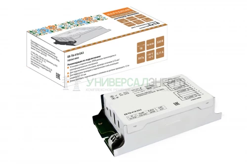 Электронный пускорегулирующий аппарат EB-T8-418-EA3 нар.